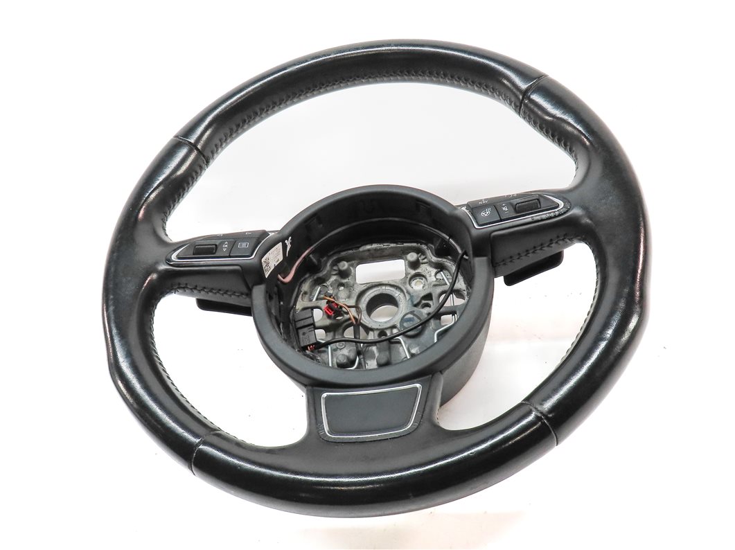 Thumbnail 2: 2012-2018 AUDI A6 A7 S6 S7 C7 4G8 3-SPOKE HEATED TIPTRONIC STEERING WHEEL(Black)