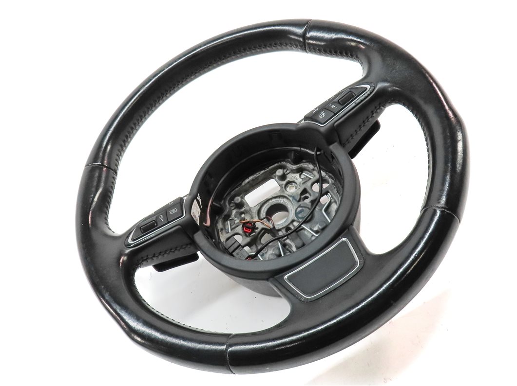 Thumbnail 3: 2012-2018 AUDI A6 A7 S6 S7 C7 4G8 3-SPOKE HEATED TIPTRONIC STEERING WHEEL(Black)