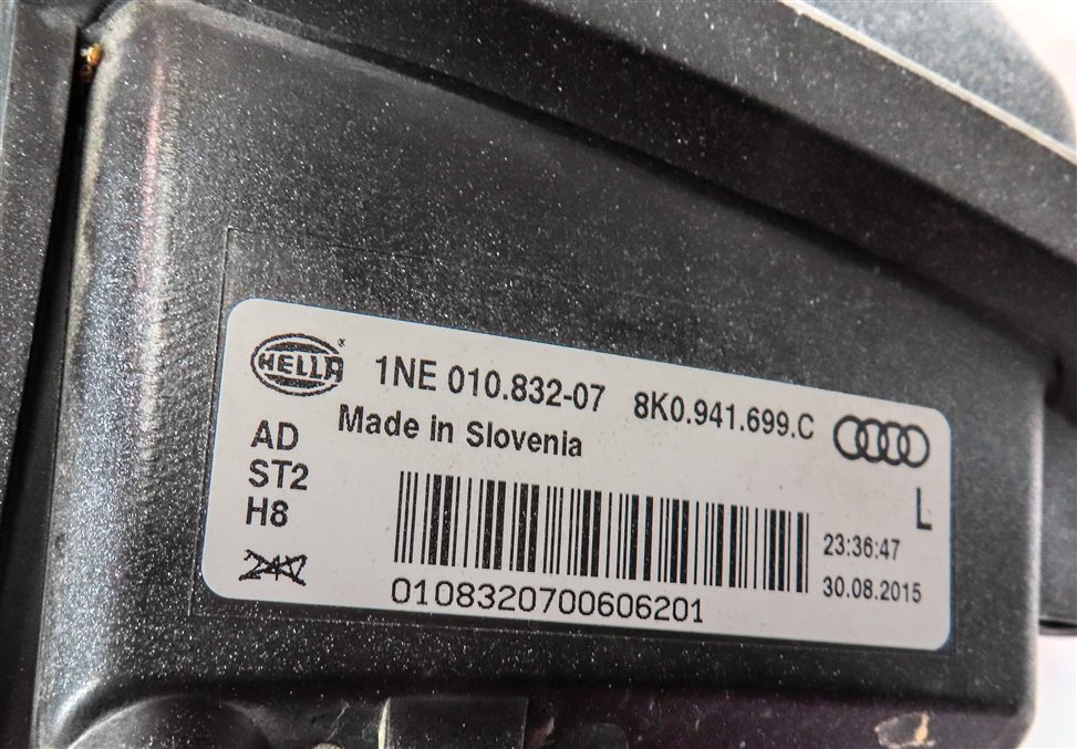 Thumbnail 6: 13-17 AUDI A4 A5 S4 (B8 8K 8T) SLINE LEFT FRONT DRIVER FOGLIGHT FOG LIGHT LAMP