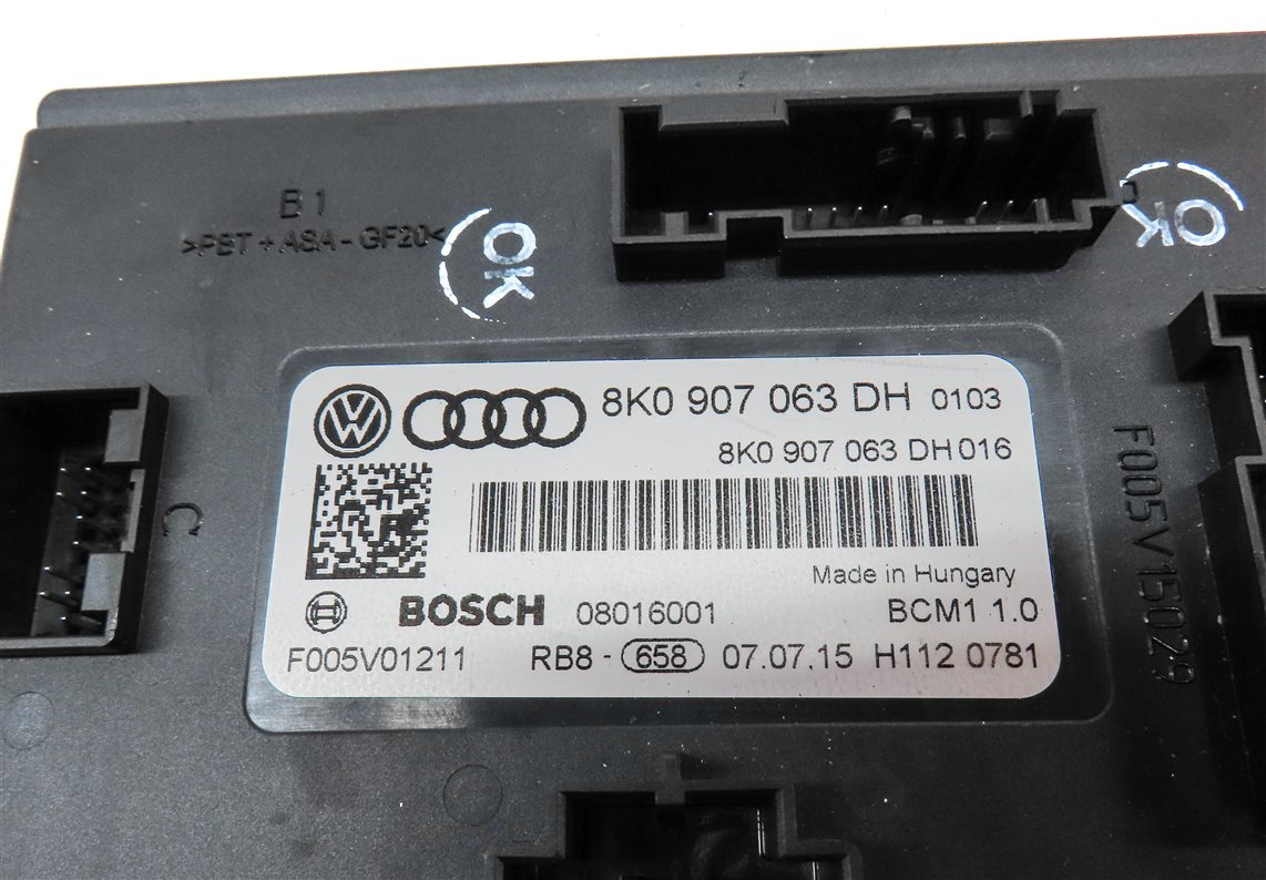 Thumbnail 15: 2016 AUDI A4 A5 (B8 8K 8T) 2.0L CAED ENGINE BODY MODULE SPEEDOMETER LOCK KEY SET