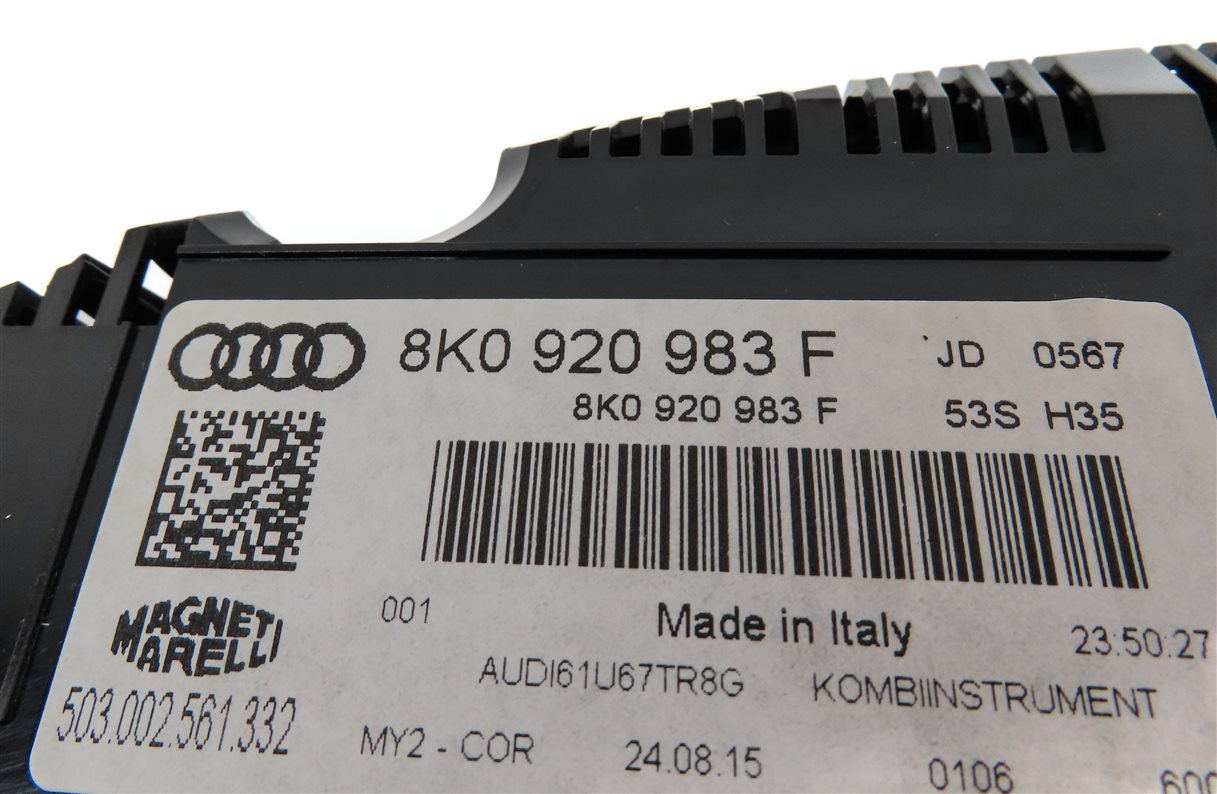 Thumbnail 20: 2016 AUDI A4 A5 (B8 8K 8T) 2.0L CAED ENGINE BODY MODULE SPEEDOMETER LOCK KEY SET