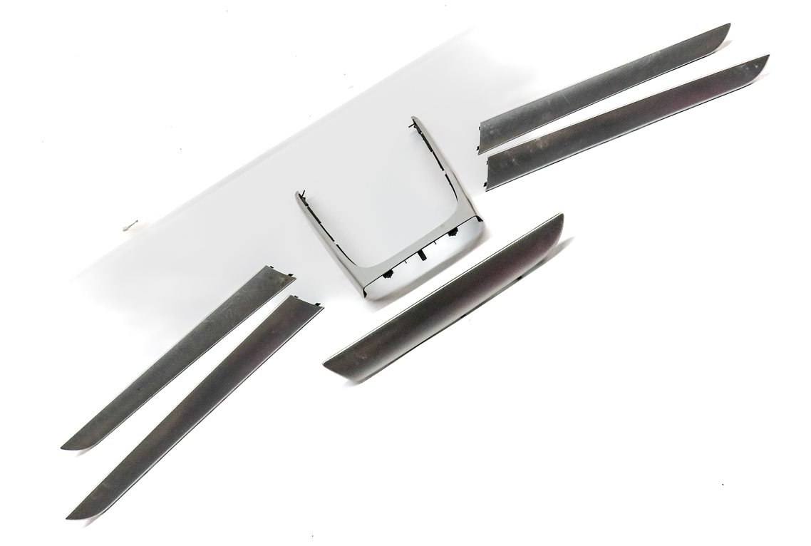 Thumbnail 3: 16 AUDI A4 (B8 8K) INTERIOR DASH CENTER CONSOLE FRONT/REAR DOOR TRIM SET(Trigon)