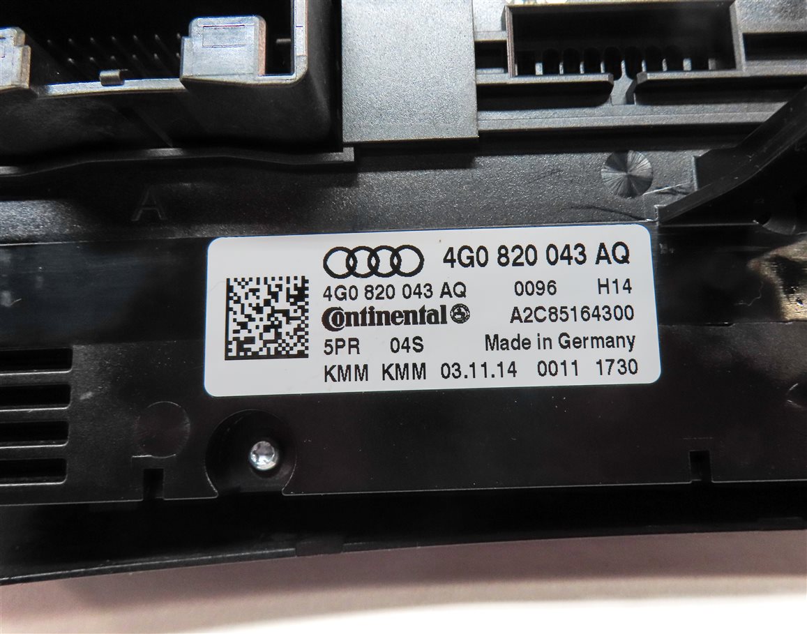Thumbnail 6: 2015 AUDI A6 (C7) FRONT HVAC HEAT AIR AC CLIMATE CONTROL PANEL