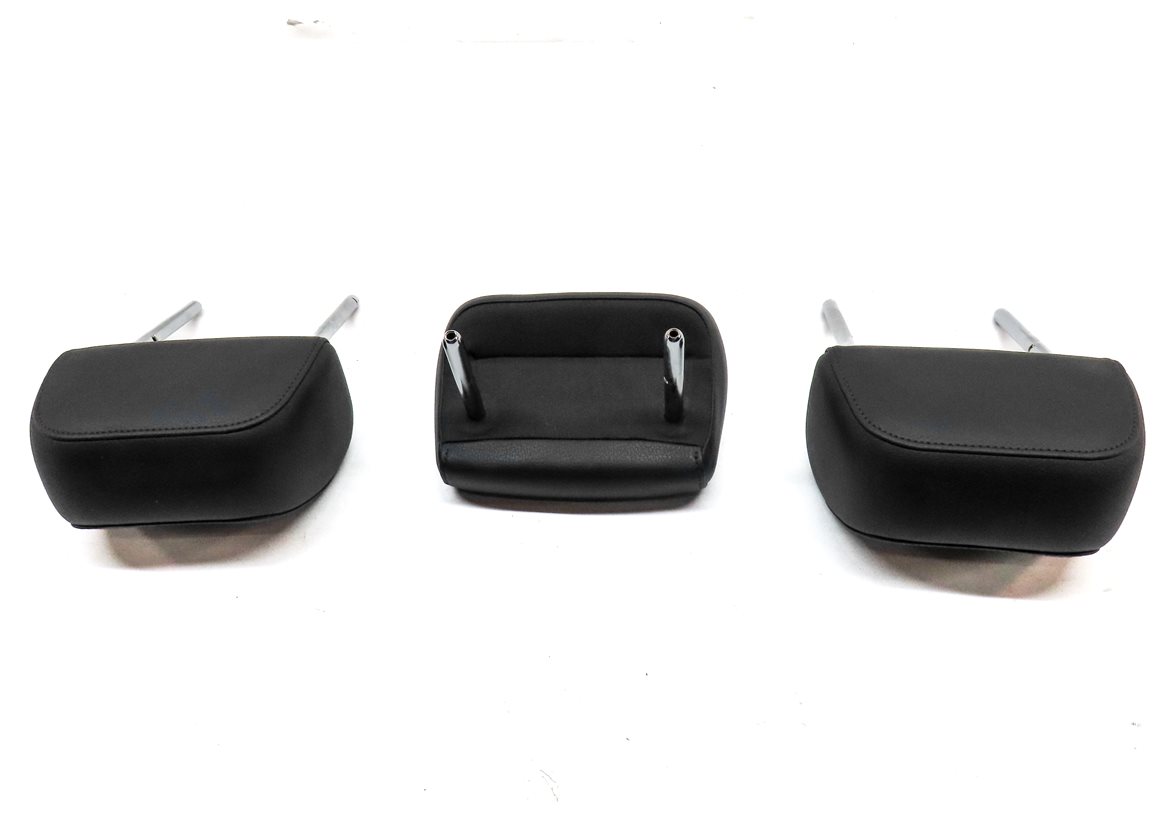 Thumbnail 5: 13-16 A4 S4 12-18 A6 S6 C7 B8 REAR LEFT RIGHT CENTER SEAT HEADREST SET/3 (Black)