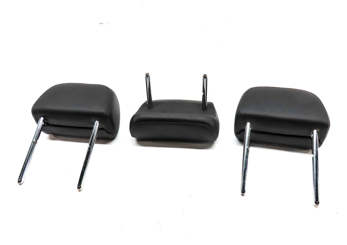 Thumbnail 6: 13-16 A4 S4 12-18 A6 S6 C7 B8 REAR LEFT RIGHT CENTER SEAT HEADREST SET/3 (Black)