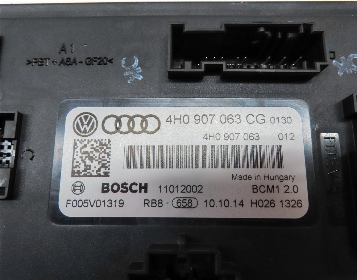 Thumbnail 16: 2015 AUDI A6 (C7) 2.0L (CAED) SPEEDOMETER ECM BCM IMMOBILIZER MODULE KEY SET/8