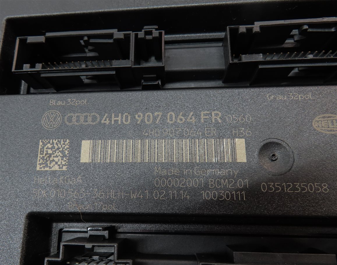 Thumbnail 17: 2015 AUDI A6 (C7) 2.0L (CAED) SPEEDOMETER ECM BCM IMMOBILIZER MODULE KEY SET/8