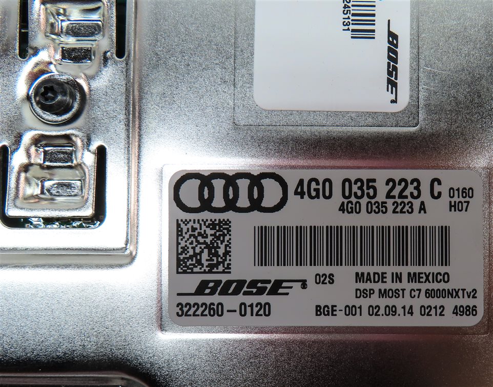 Thumbnail 5: 2015 AUDI A6 (C7) RADIO STEREO AUDIO SOUND SYSTEM AMP AMPLIFIER