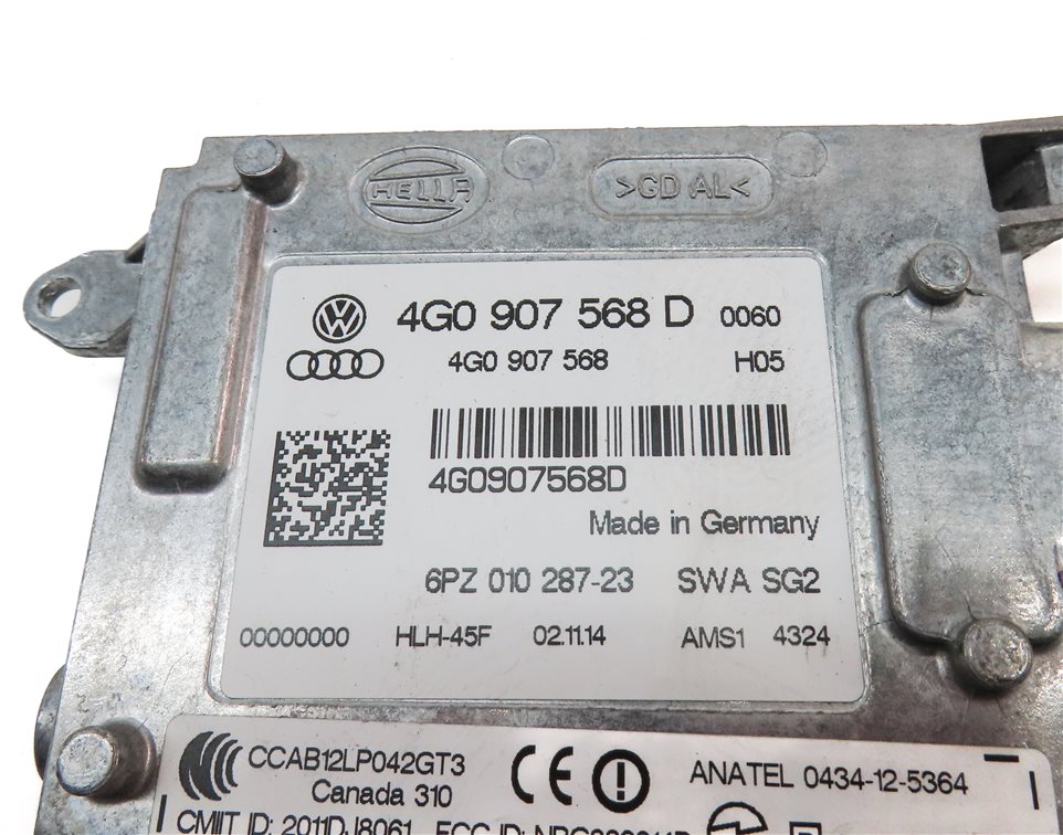 Thumbnail 4: 2012-2015 AUDI A6 S6 (C7) LEFT DRIVER REAR BLIND SPOT ALERT MODULE (SLAVE)