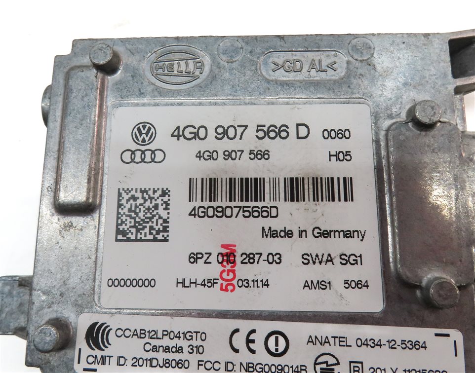 Thumbnail 4: 2012-2015 AUDI A6 S6 (C7) RIGHT PASSENGER REAR BLIND SPOT ALERT MODULE (MASTER)