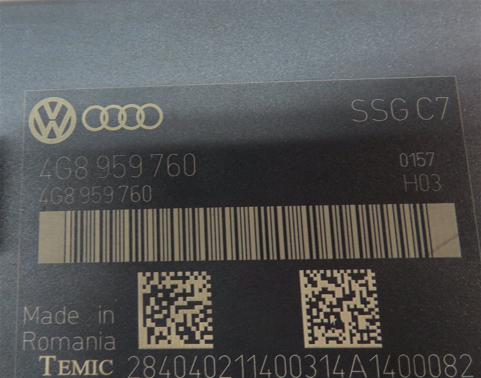 Thumbnail 4: 2012-2017 AUDI A6 S6 (C7) LEFT FRONT DRIVER MEMORY SEAT CONTROL MODULE
