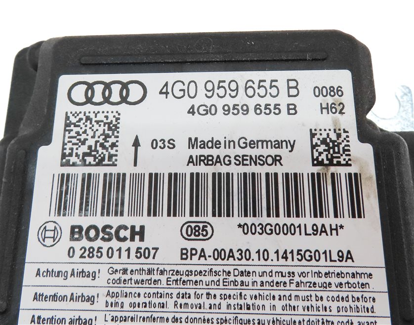 Thumbnail 4: 15-17 AUDI A6 A7 S6 S7 (C7 4G8) SRS SAFETY BAGG CONTROL MODULE