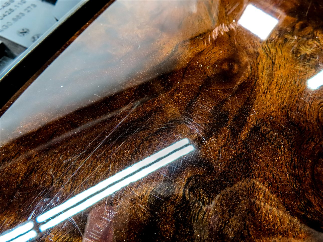Thumbnail 10: 2015 AUDI A6 (C7) INTERIOR DASH CENTER CONSOLE DOOR TRIM SET/8 (Walnut)