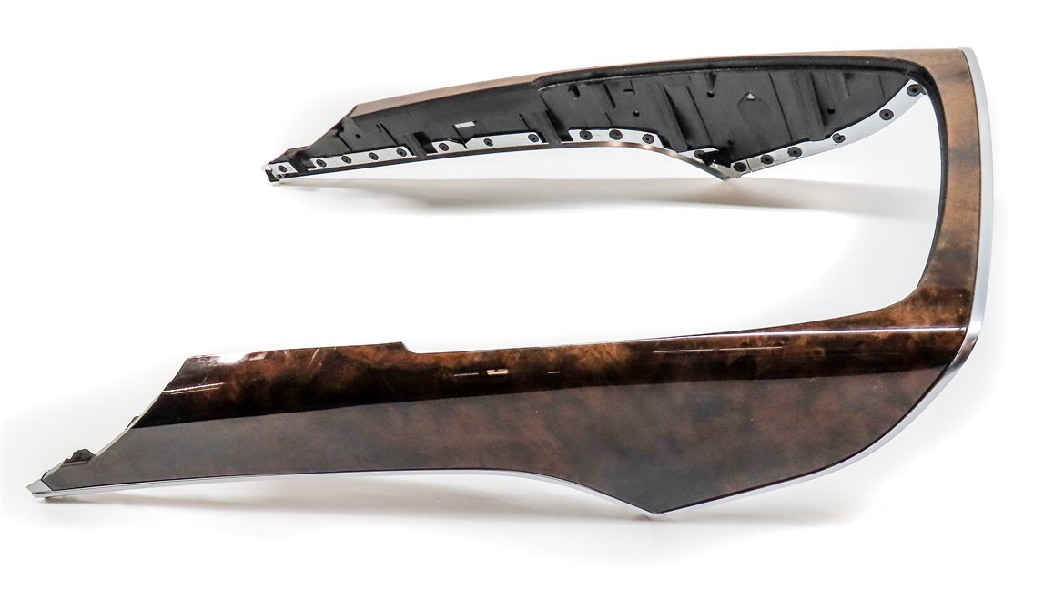 Thumbnail 22: 2015 AUDI A6 (C7) INTERIOR DASH CENTER CONSOLE DOOR TRIM SET/8 (Walnut)