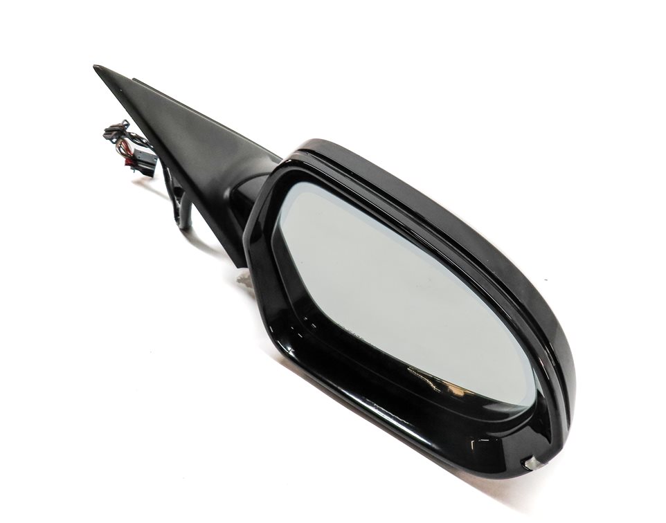 AUDI 14-18 A6 (17 S6) RIGHT DOOR MIRROR PFOLD HEATED MEMORY AUTODIM (Black)