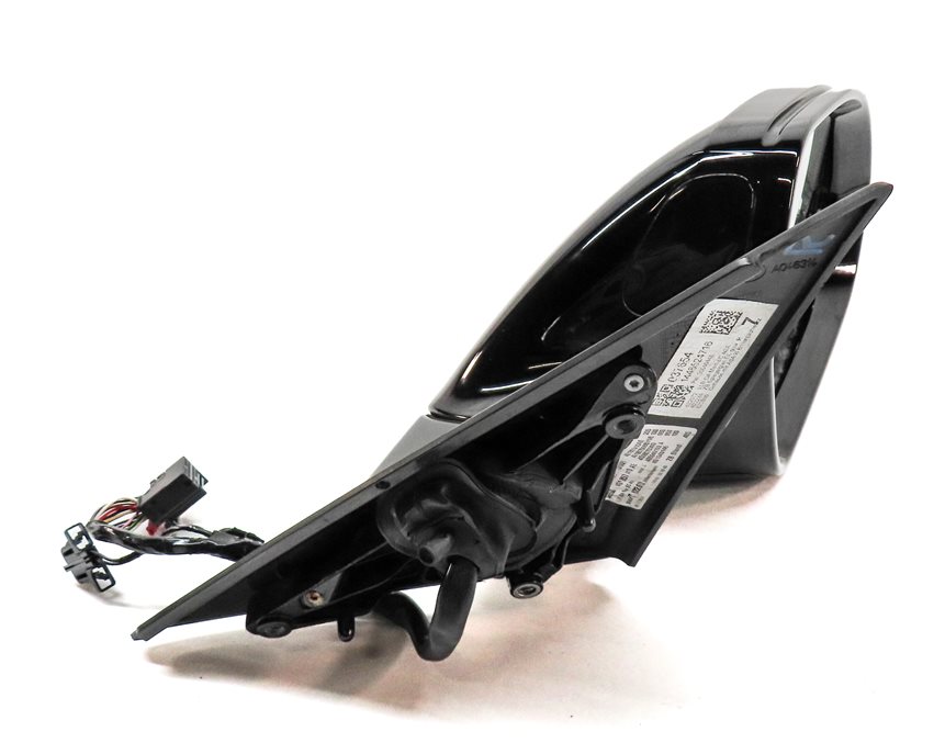 Thumbnail 5: AUDI 14-18 A6 (17 S6) RIGHT DOOR MIRROR PFOLD HEATED MEMORY AUTODIM (Black)