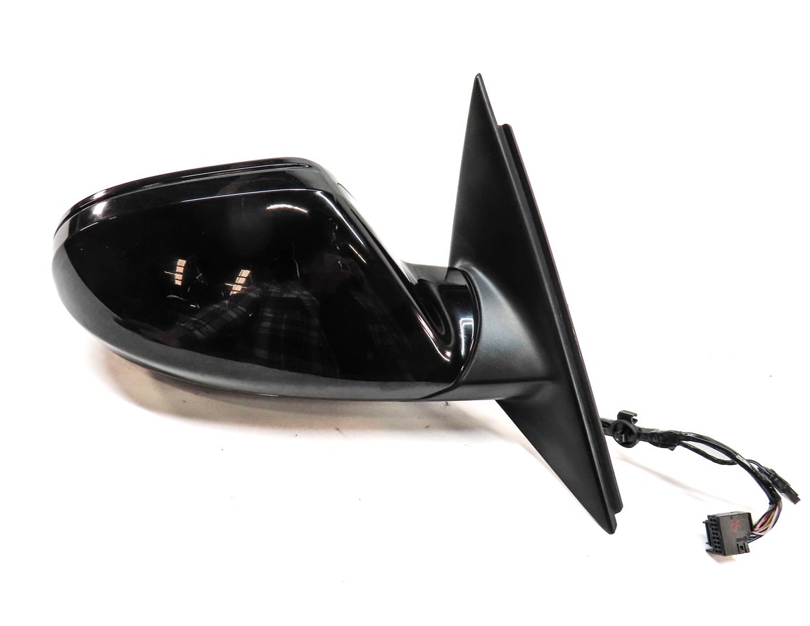 Thumbnail 6: AUDI 14-18 A6 (17 S6) RIGHT DOOR MIRROR PFOLD HEATED MEMORY AUTODIM (Black)