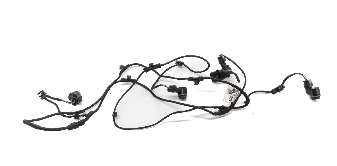 Thumbnail 2: 2015 AUDI A6 (C7) FRONT PARK ASSIST PDC DISTANCE CONTROL SENSOR SET/4 (Black)