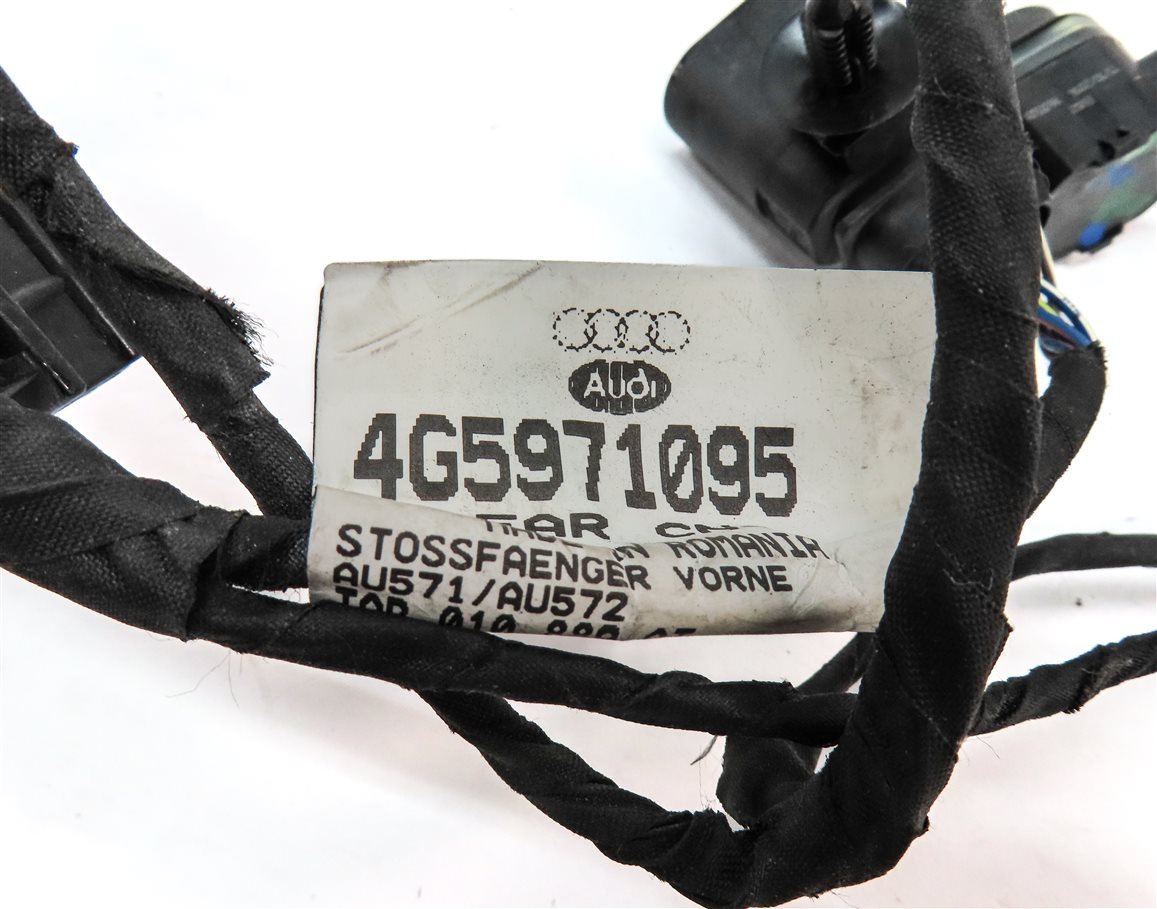 Thumbnail 4: 2015 AUDI A6 (C7) FRONT PARK ASSIST PDC DISTANCE CONTROL SENSOR SET/4 (Black)