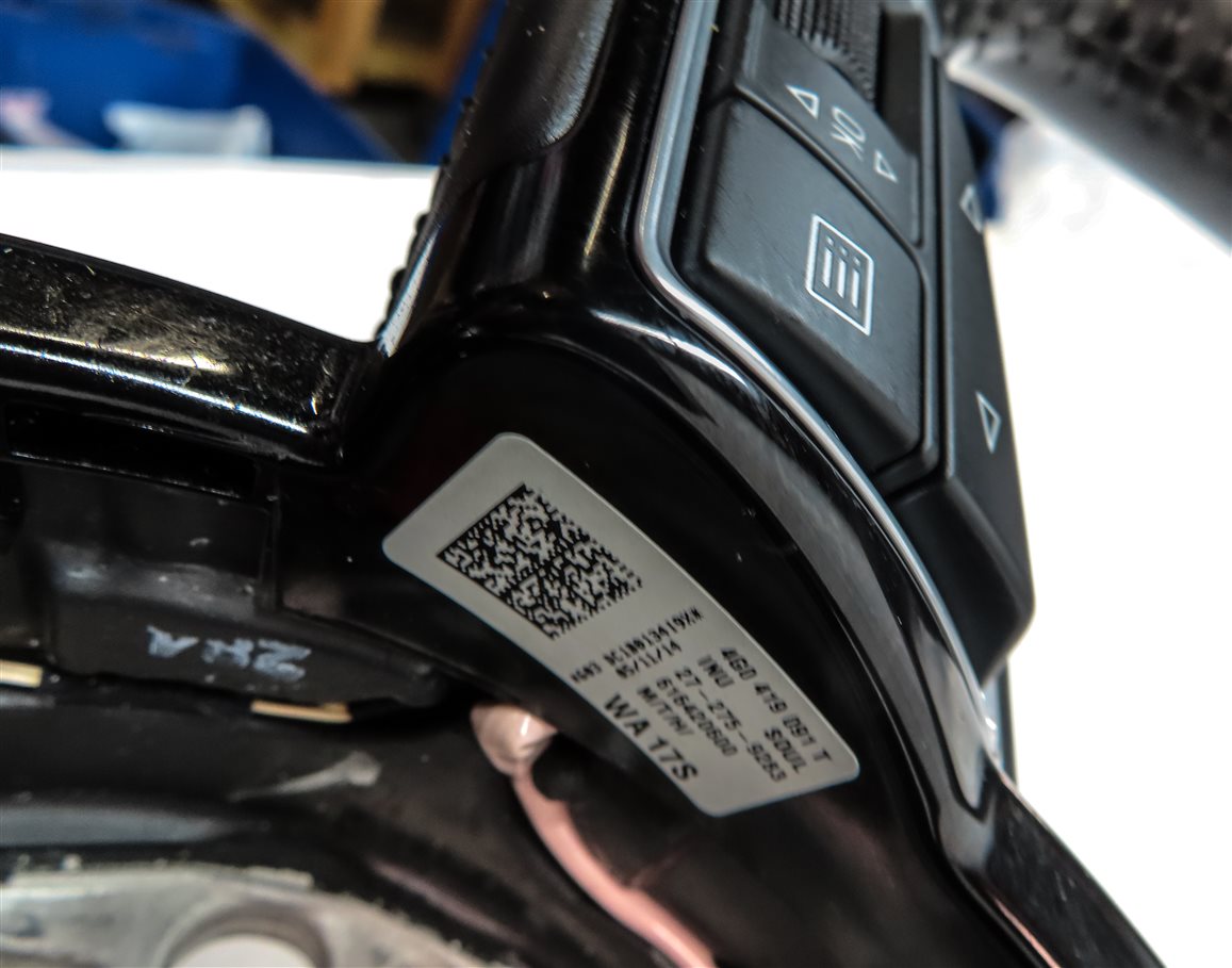 Thumbnail 6: 2012-2018 AUDI A6 A7 S6 S7 C7 4G8 3-SPOKE HEATED TIPTRONIC STEERING WHEEL(Black)