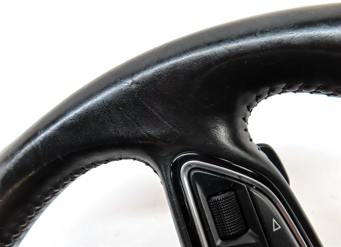 Thumbnail 8: 2012-2018 AUDI A6 A7 S6 S7 C7 4G8 3-SPOKE HEATED TIPTRONIC STEERING WHEEL(Black)