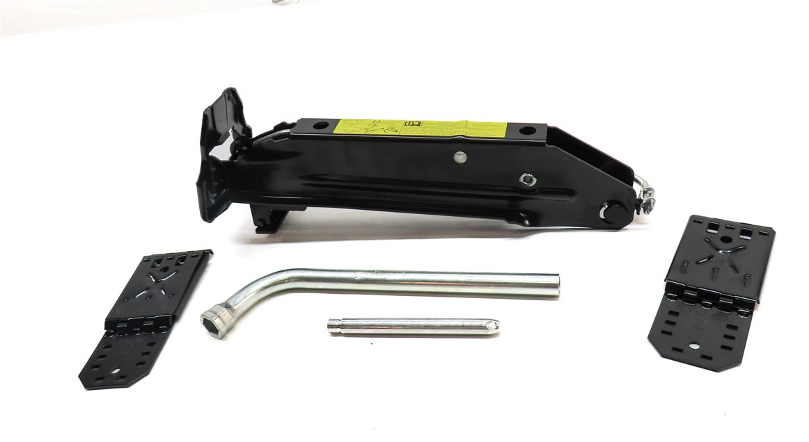 Thumbnail 2: PORSCHE 11-18 CAYENNE 958 15-23 MACAN 95B SPARE TIRE JACK & LUG WRENCH TOOL KIT