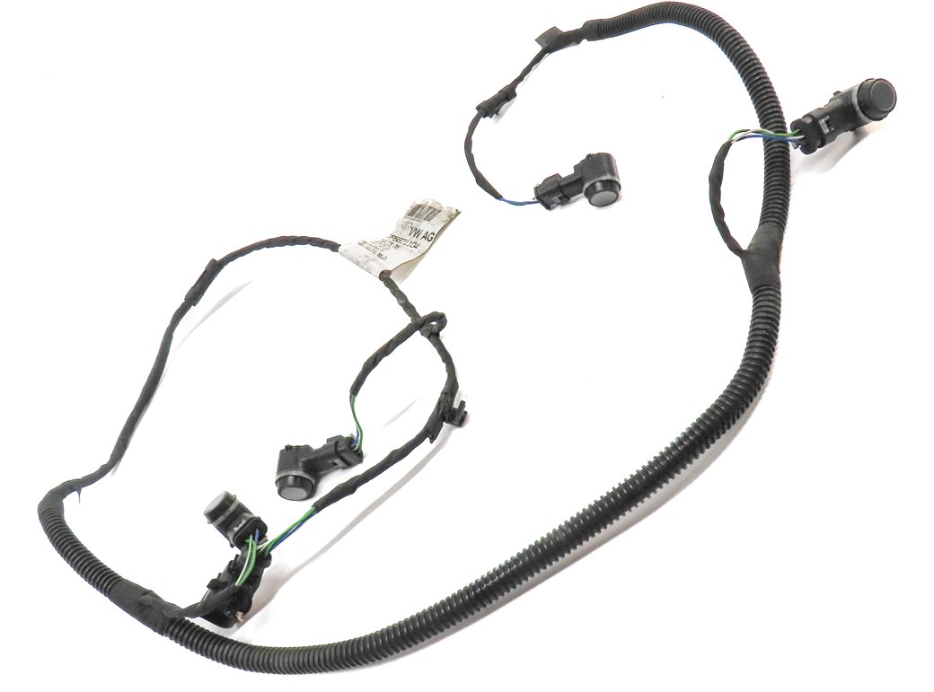 Thumbnail 3: 14 PORSCHE CAYENNE 958 REAR PARK ASSIST PDC DISTANCE CONTROL SENSOR SET/4 (Gray)