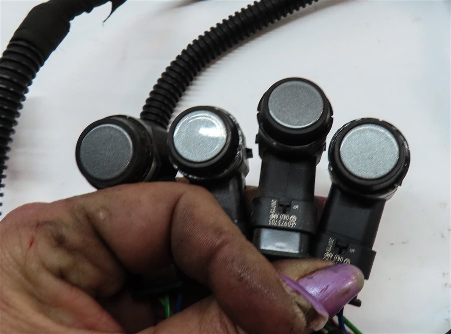 Thumbnail 5: 14 PORSCHE CAYENNE 958 REAR PARK ASSIST PDC DISTANCE CONTROL SENSOR SET/4 (Gray)