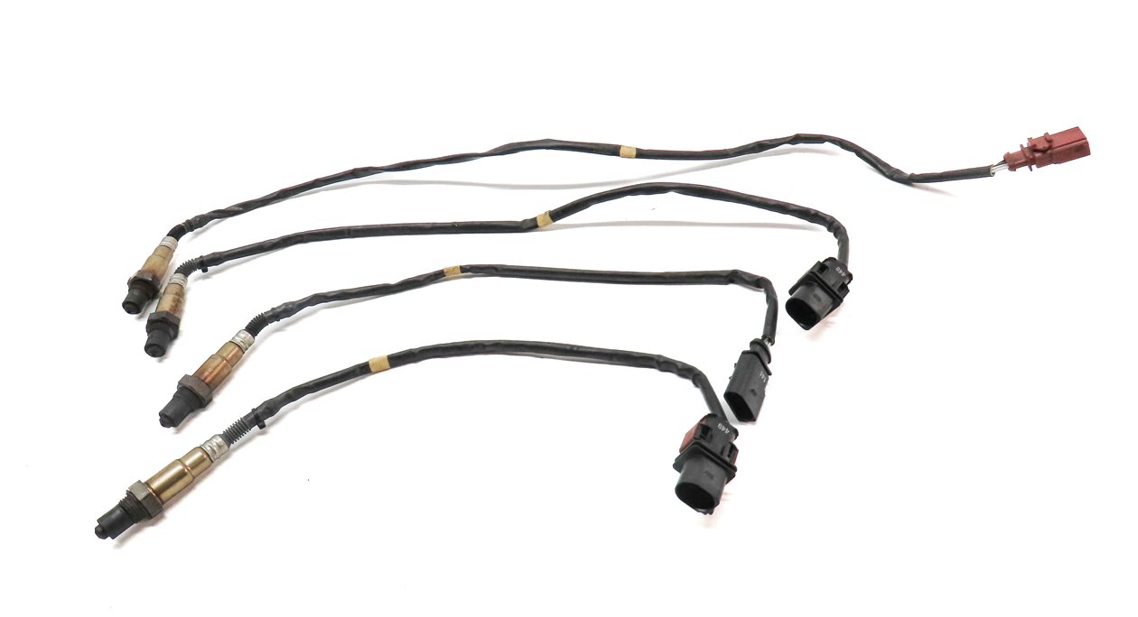 Thumbnail 2: 2014 PORSCHE CAYENNE (958) 3.6L VR6 ENGINE OXYGEN O2 LAMBDA PROBE SENSOR SET/4