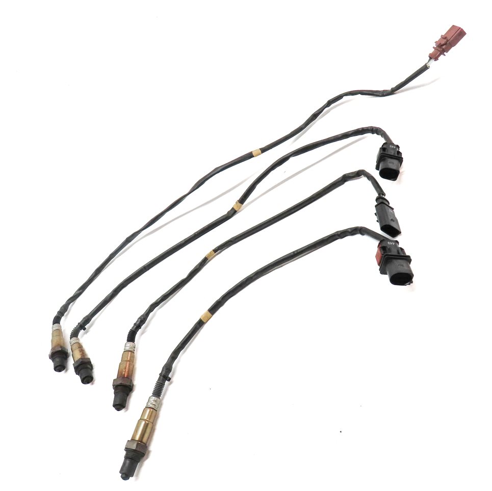 Thumbnail 3: 2014 PORSCHE CAYENNE (958) 3.6L VR6 ENGINE OXYGEN O2 LAMBDA PROBE SENSOR SET/4