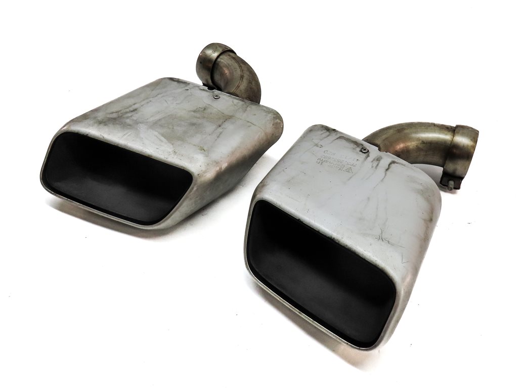 Thumbnail 1: 2011-2014 PORSCHE CAYENNE (958) 3.6L ENGINE MUFFLER PIPE EXHAUST TIP SET