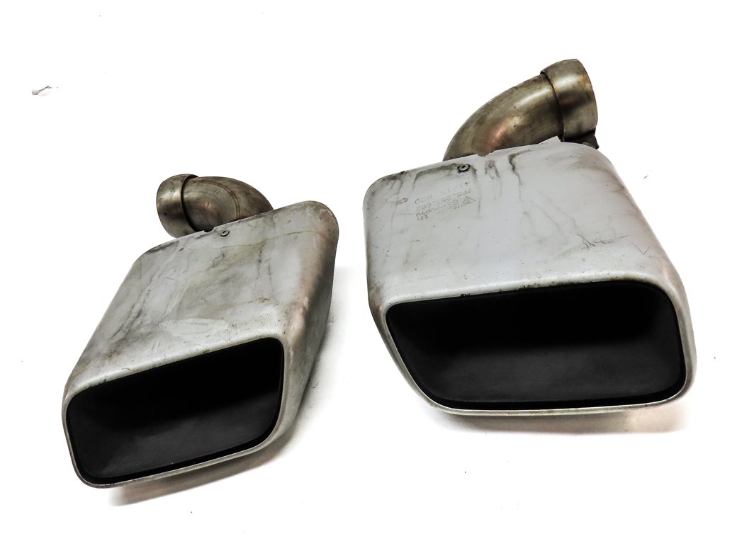 Thumbnail 2: 2011-2014 PORSCHE CAYENNE (958) 3.6L ENGINE MUFFLER PIPE EXHAUST TIP SET