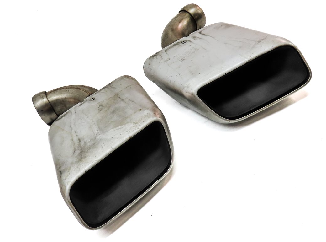 Thumbnail 3: 2011-2014 PORSCHE CAYENNE (958) 3.6L ENGINE MUFFLER PIPE EXHAUST TIP SET