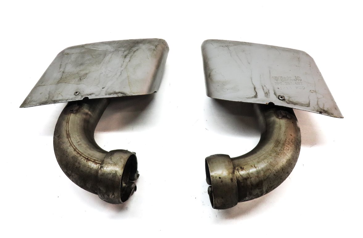 Thumbnail 4: 2011-2014 PORSCHE CAYENNE (958) 3.6L ENGINE MUFFLER PIPE EXHAUST TIP SET