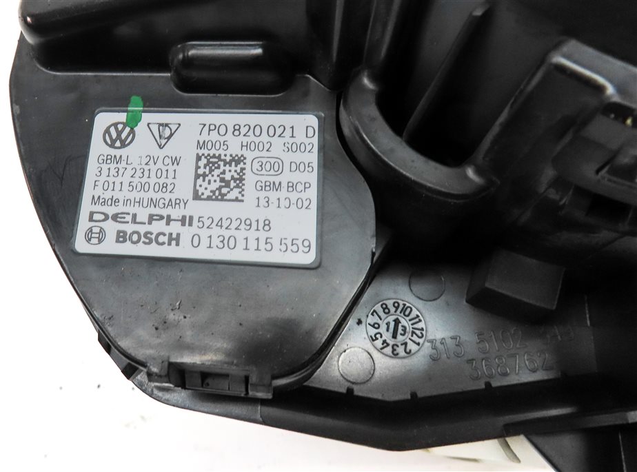 Thumbnail 7: 2011-2018 PORSCHE CAYENNE (958) FRONT HEATER A/C BLOWER FAN MOTOR w/ RESISTOR