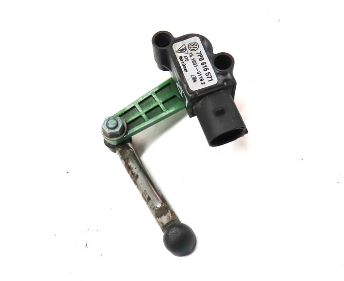 Thumbnail 3: 2014 PORSCHE CAYENNE (958) REAR LEFT SUSPENSION HEIGHT LEVEL SENSOR MODULE