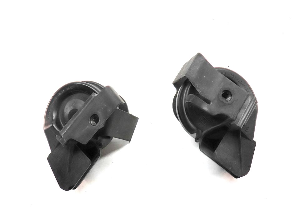Thumbnail 2: 2011-2014 PORSCHE CAYENNE 958 HIGH & LOW TONE NOTE HORN SET/2