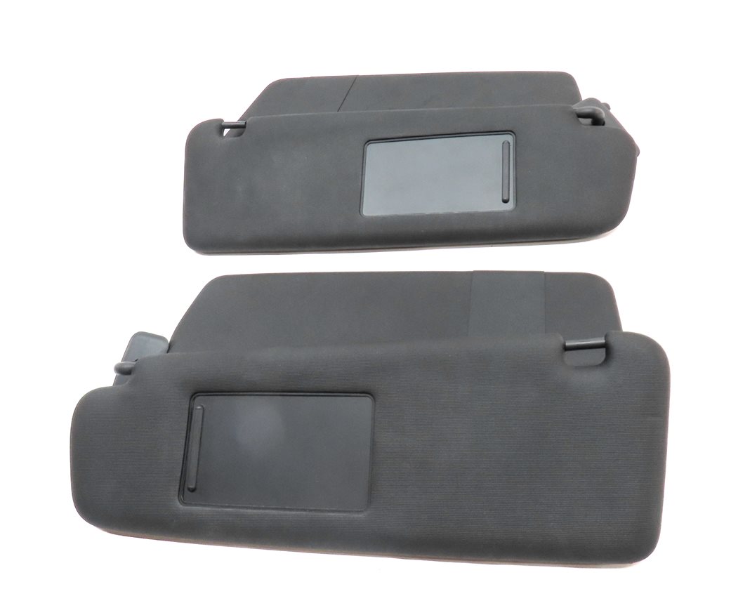 Thumbnail 2: 2011-2014 PORSCHE CAYENNE (958) FRONT LEFT & RIGHT SUNVISOR SHADE SET 2 (Black)