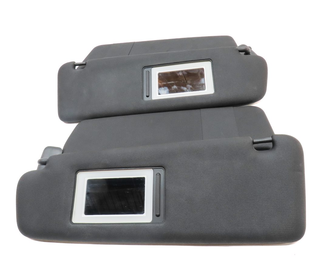 Thumbnail 4: 2011-2014 PORSCHE CAYENNE (958) FRONT LEFT & RIGHT SUNVISOR SHADE SET 2 (Black)