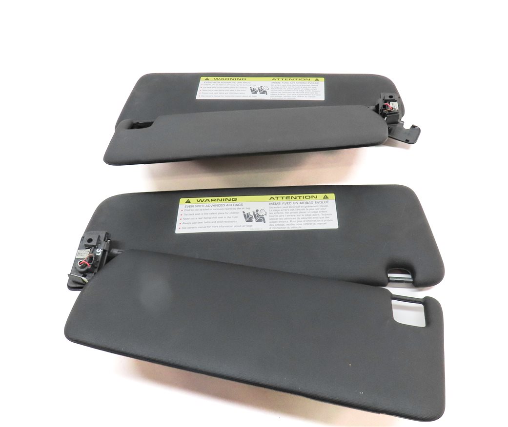 Thumbnail 5: 2011-2014 PORSCHE CAYENNE (958) FRONT LEFT & RIGHT SUNVISOR SHADE SET 2 (Black)