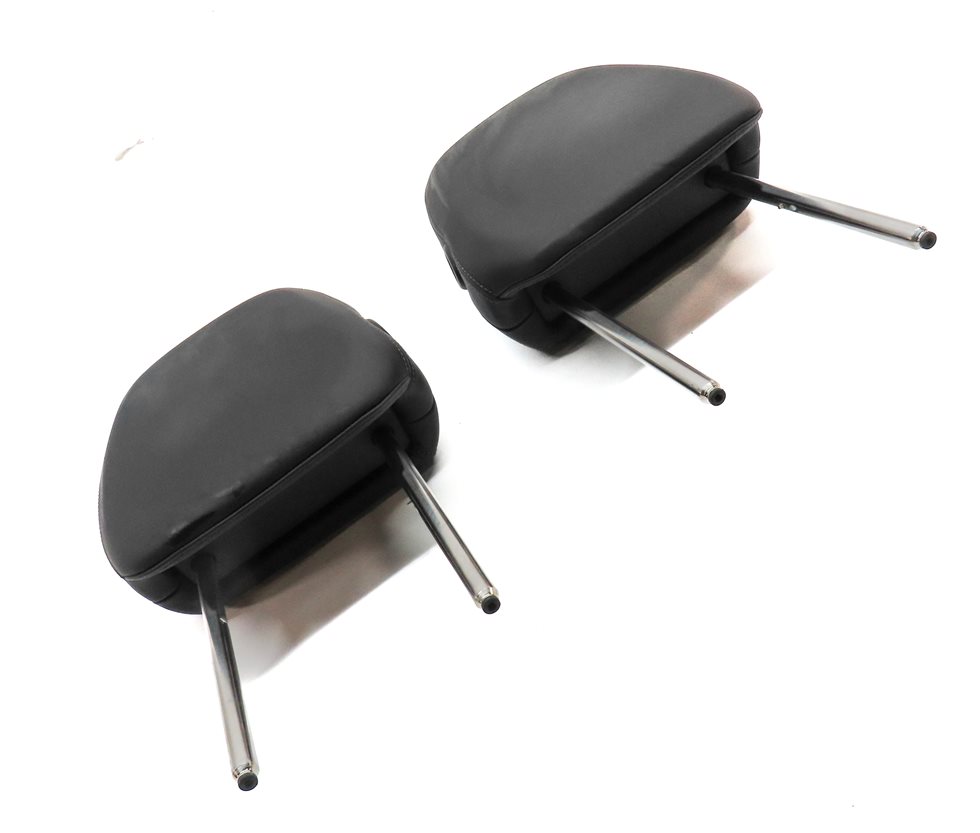 Thumbnail 3: 11-18 PORSCHE CAYENNE (958 970 G1) FRONT LEFT & RIGHT SEAT HEADREST SET2 (Black)