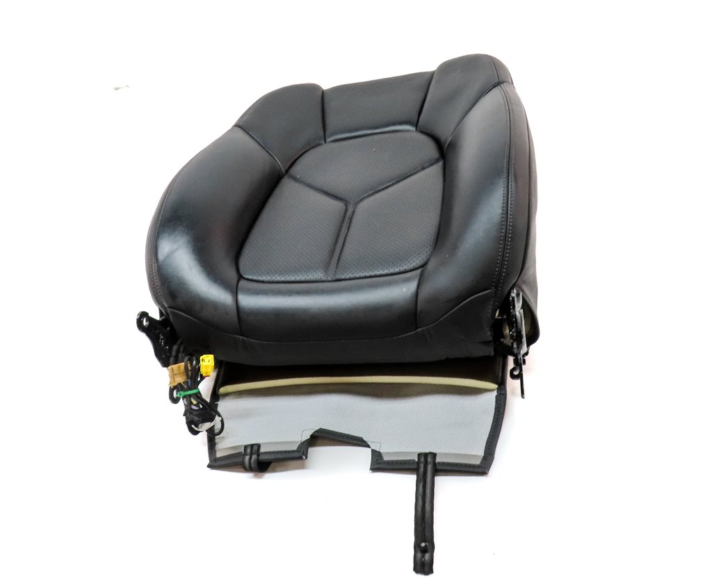 Thumbnail 2: 14 PORSCHE CAYENNE 958 FRONT RIGHT UPPER HEATED MEMORY SEAT CUSHION (Black)