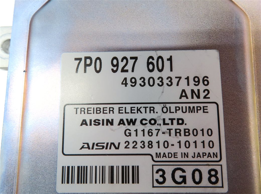 Thumbnail 5: 14 PORSCHE CAYENNE (958) 3.6L VR6 ENGINE HYDRAULIC MOTOR OIL PUMP CONTROL MODULE