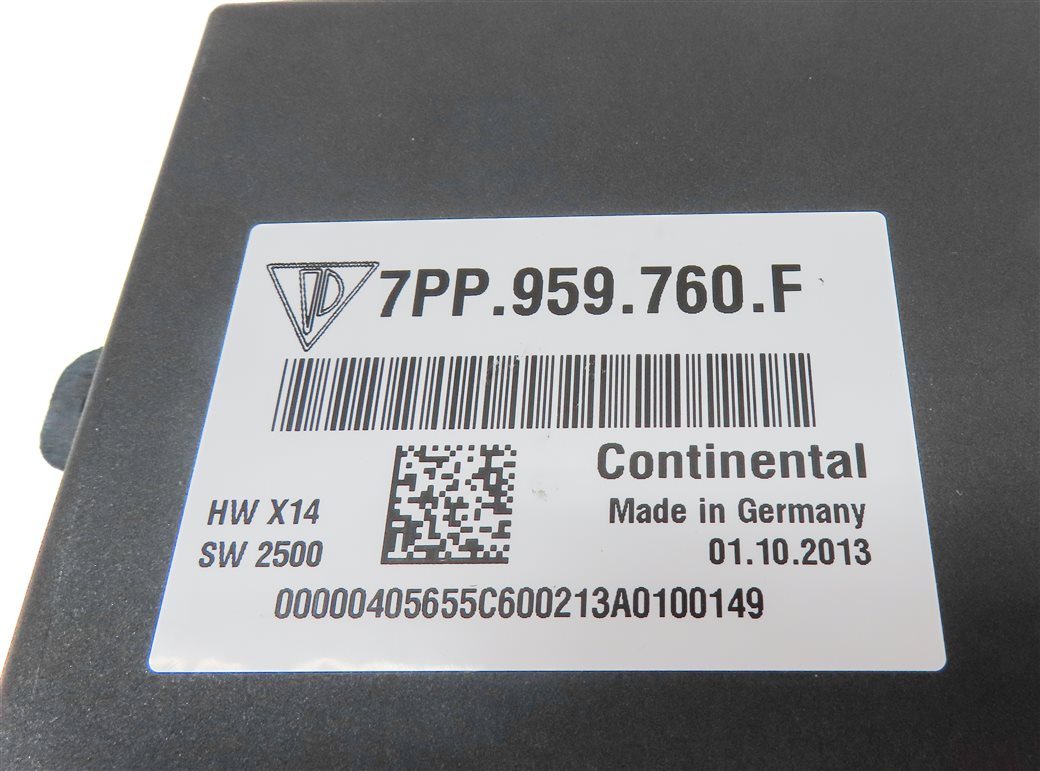 Thumbnail 4: 2014 PORSCHE CAYENNE (958) FRONT RIGHT PASSENGER SEAT CONTROL MODULE