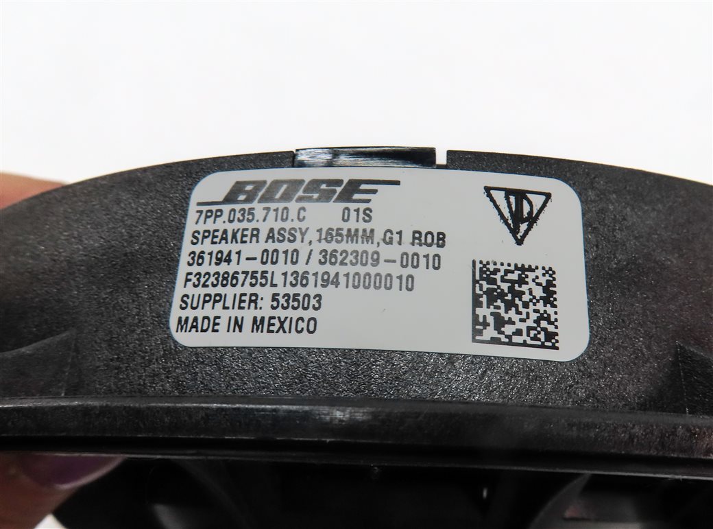 Thumbnail 14: 2014 PORSCHE CAYENNE (958) BOSE RADIO STEREO AUDIO SOUND SYSTEM SPEAKER SET/15