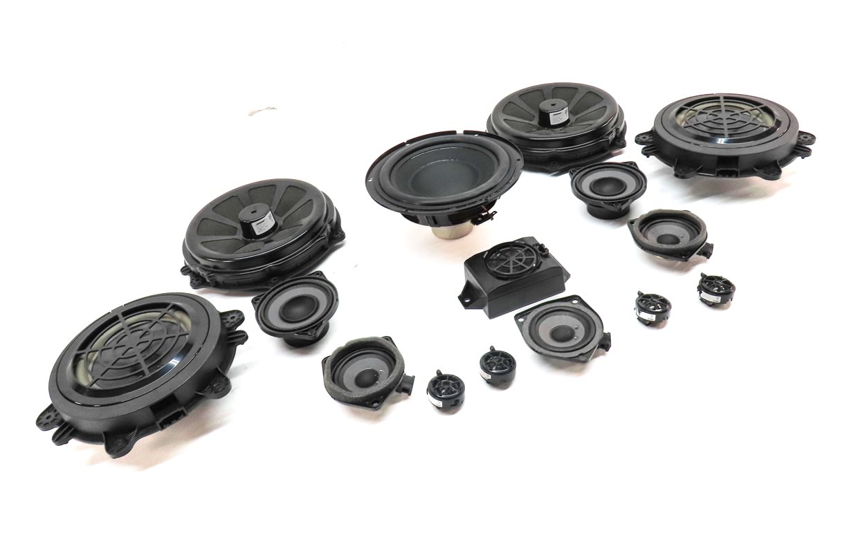 Thumbnail 3: 2014 PORSCHE CAYENNE (958) BOSE RADIO STEREO AUDIO SOUND SYSTEM SPEAKER SET/15