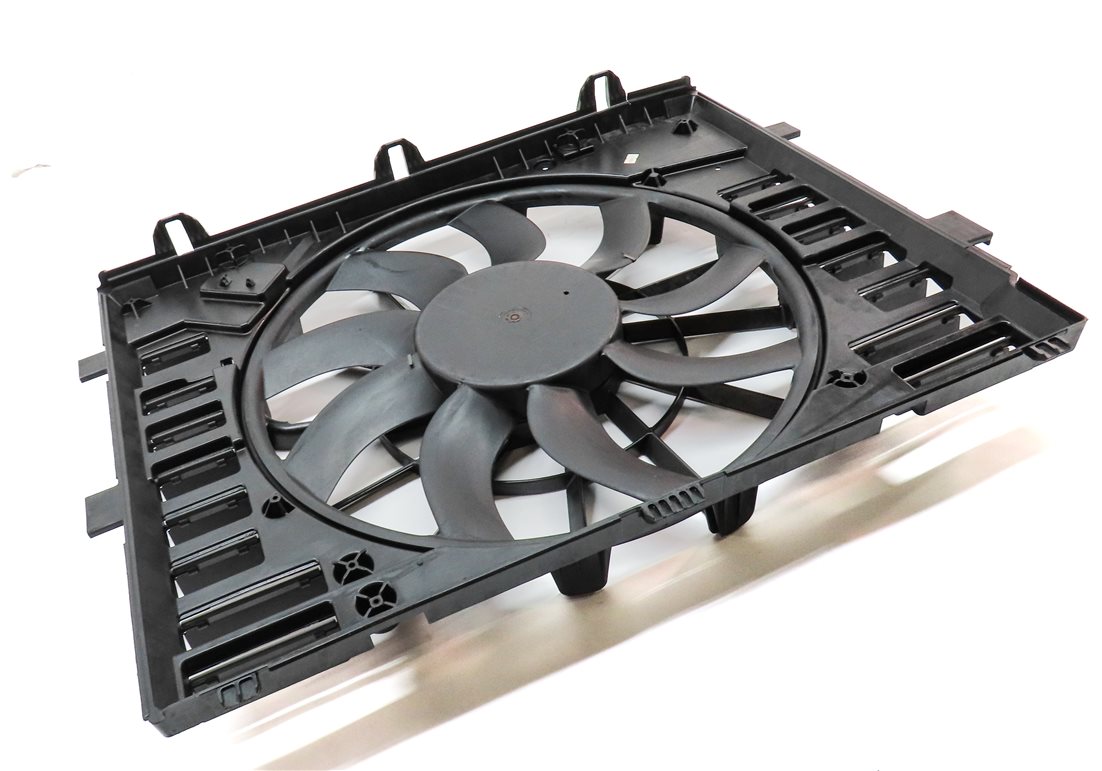 Thumbnail 3: 2011-2018 PORSCHE CAYENNE (958) 3.6L ENGINE RADIATOR COOLING FAN ASSEMBLY