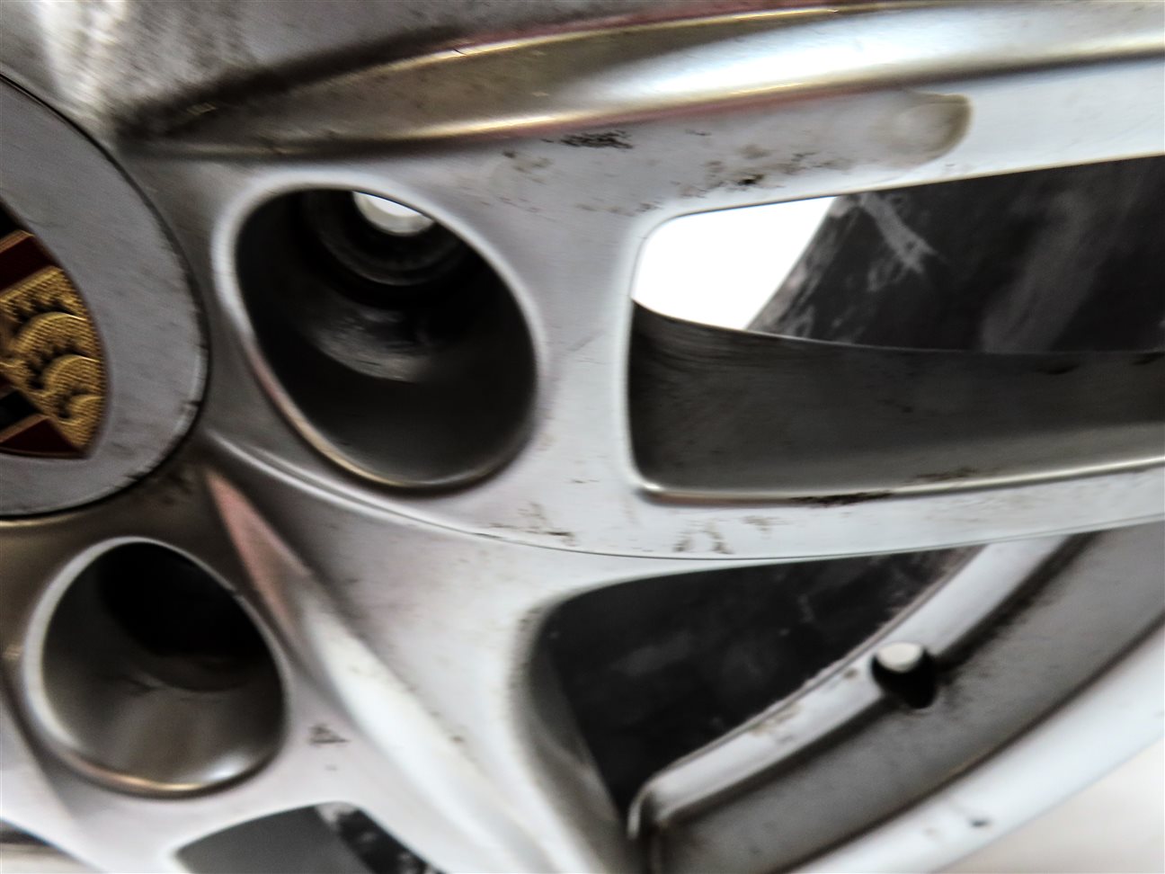 Thumbnail 17: 11-18 PORSCHE CAYENNE (958) 19x8.5 ALUMINUM ALLOY 5 DOUBLE SPOKE WHEEL RIM SET