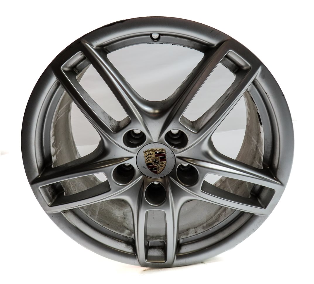 Thumbnail 3: 11-18 PORSCHE CAYENNE (958) 19x8.5 ALUMINUM ALLOY 5 DOUBLE SPOKE WHEEL RIM SET