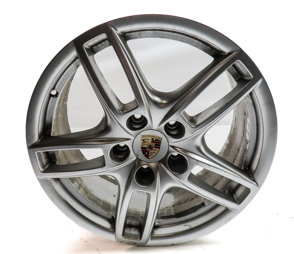 Thumbnail 4: 11-18 PORSCHE CAYENNE (958) 19x8.5 ALUMINUM ALLOY 5 DOUBLE SPOKE WHEEL RIM SET